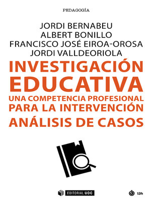 cover image of Investigación educativa